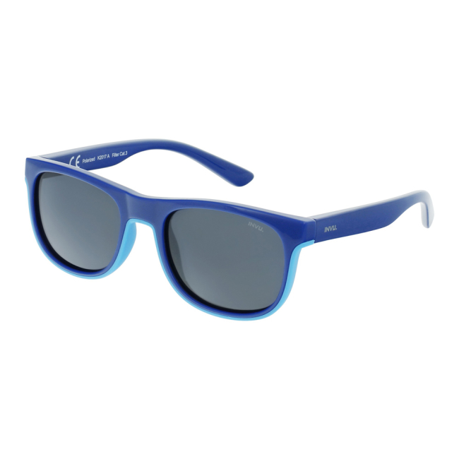 Солнцезащитные очки - Солнцезащитные очки INVU Kids Сине-голубые вайфареры (K2017A)