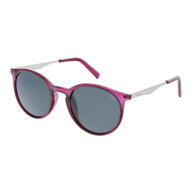 Солнцезащитные очки - Солнцезащитные очки INVU Kids Баклажаново-серебристые панто (K2117B)
