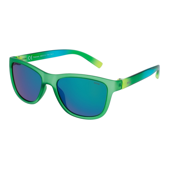 Сонцезахисні окуляри - Сонцезахисні окуляри INVU Kids Прямокутні зелений градієнт (K2815M)