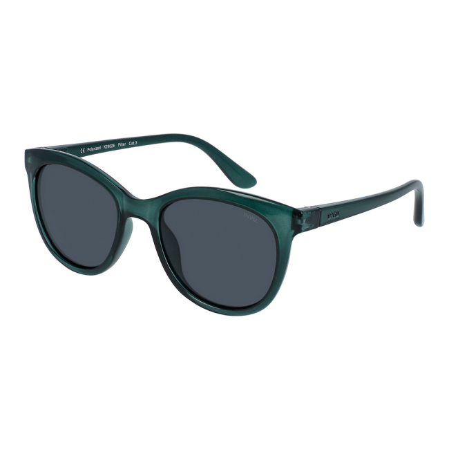 Солнцезащитные очки - Солнцезащитные очки INVU Kids Темно-зеленые панто (K2902E)