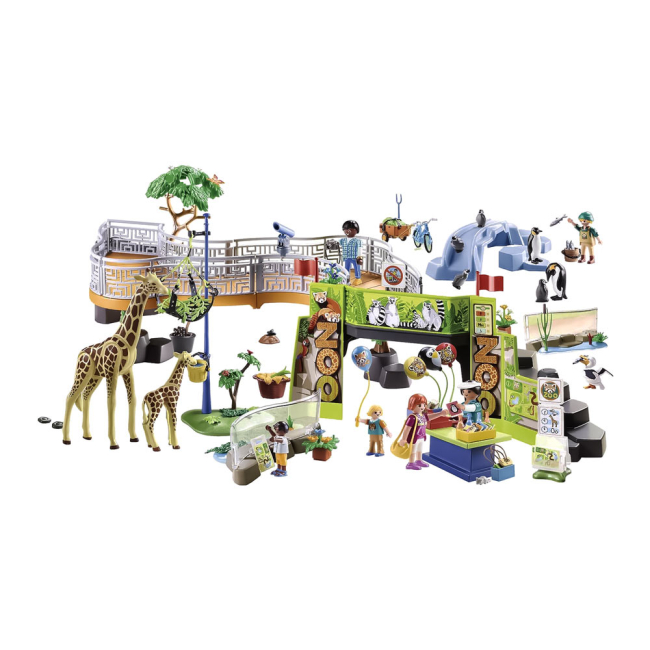 Конструкторы с уникальными деталями - Конструктор Playmobil Family fun Большой городской зоопарк (70341)