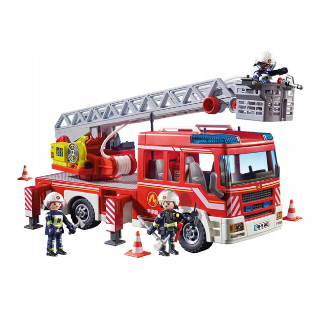 Конструктори з унікальними деталями - Ігровий набір Playmobil City action Пожежна машина зі сходами (9463)