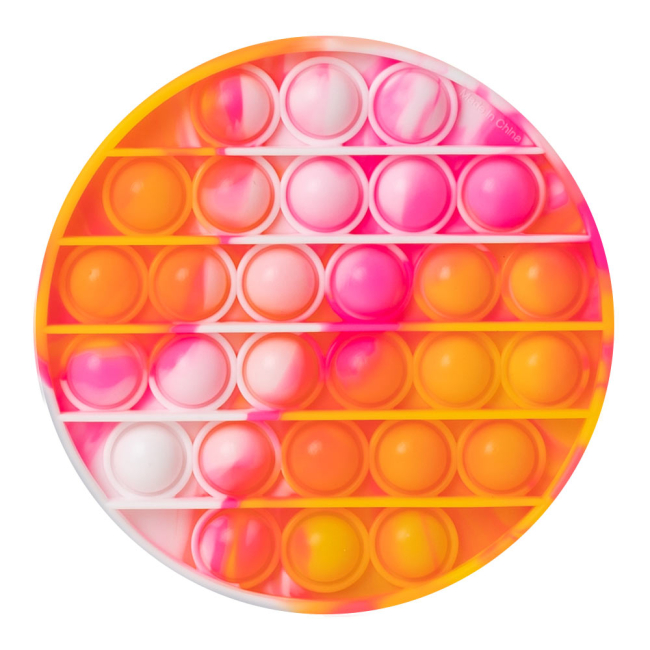 Антистресс игрушки - Антистресс HGL Push poppers Tie-dye Круг розово-оранжевый (SV21011SV21011-5)
