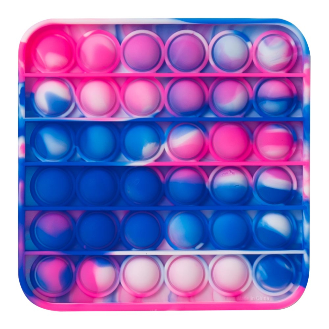 Антистресс игрушки - Антистресс HGL Push poppers Tie-dye Квадрат сине-розовый (SV21011SV21011-8)