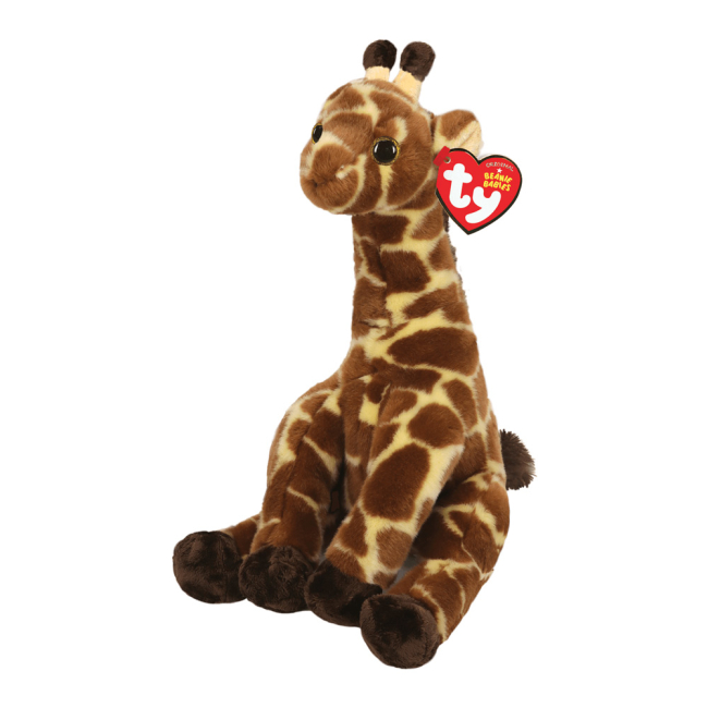 М'які тварини - М'яка іграшка TY Beanie babies Жираф Gavin 15 см (40179)