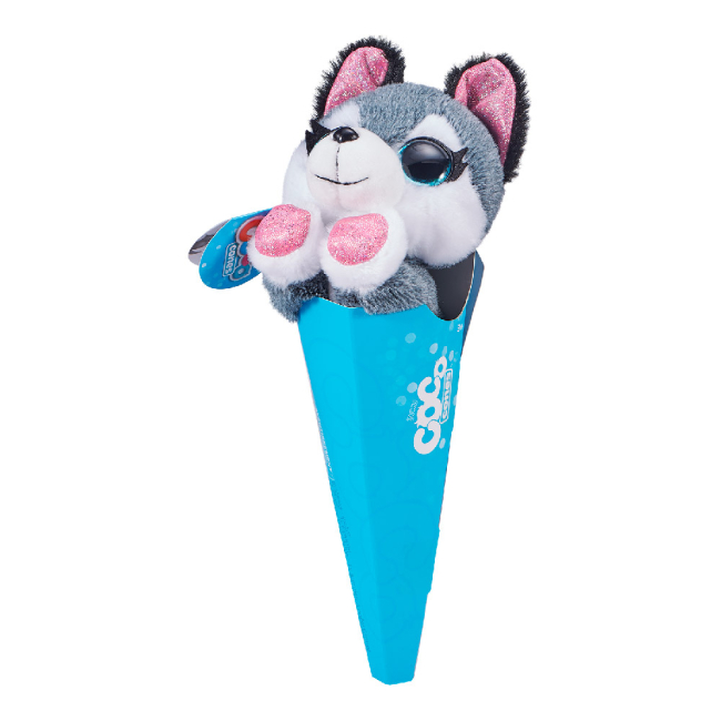 М'які тварини - Іграшка м'яка Zuru Coco surprise Cones Бенджі з сюрпризом (9601SQ1/9601H)