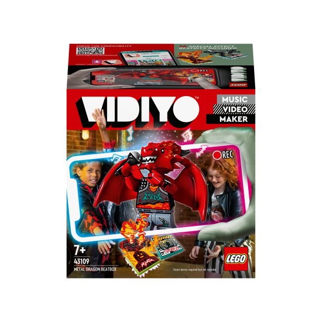 Конструктори LEGO - Конструктор LEGO VIDIYO BeatBox «Metal Dragon» (Бітбокс «Дракон-металіст») (43109)