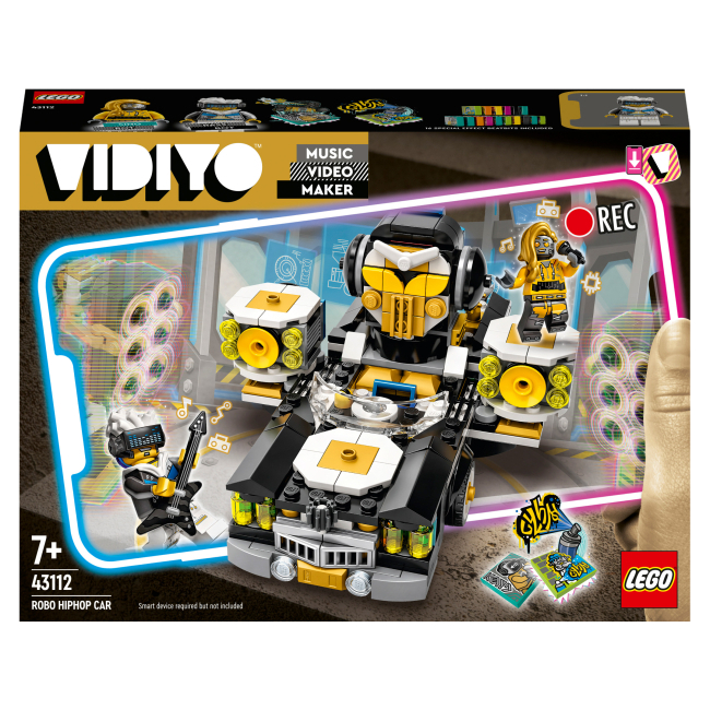 Конструктори LEGO - Конструктор LEGO VIDIYO Робо-хіп-хоп-автомобіль (43112)