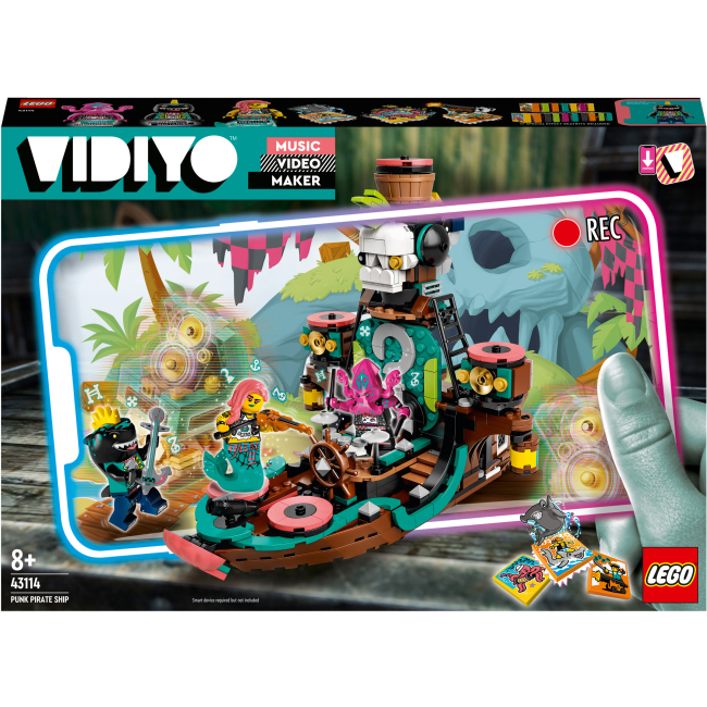 Конструктори LEGO - Конструктор LEGO VIDIYO Піратський панк-корабель (43114)