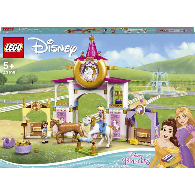 Конструкторы LEGO - Конструктор LEGO Disney Princess Королевская конюшня Белль и Рапунцель (43195)