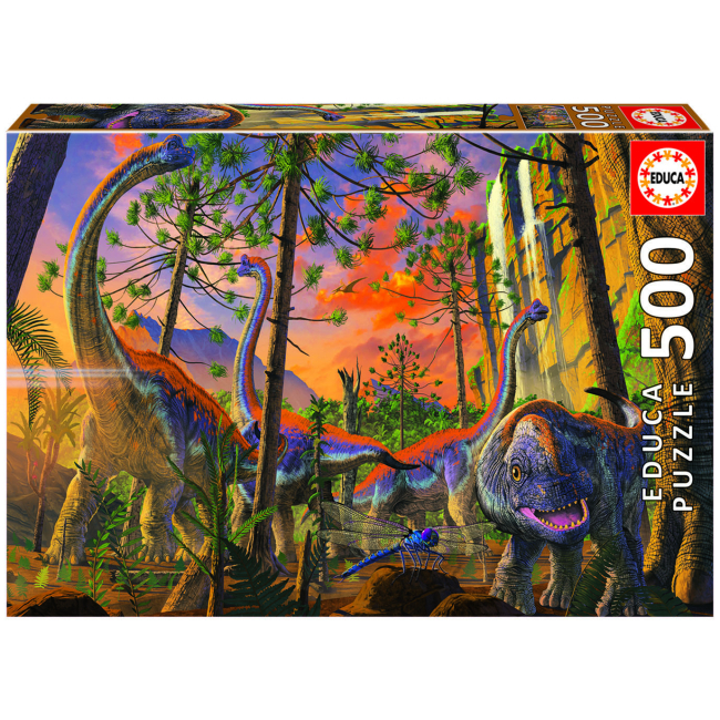 Пазлы - Пазл Educa Винсент Хай Динозавры 500 деталей (19001)