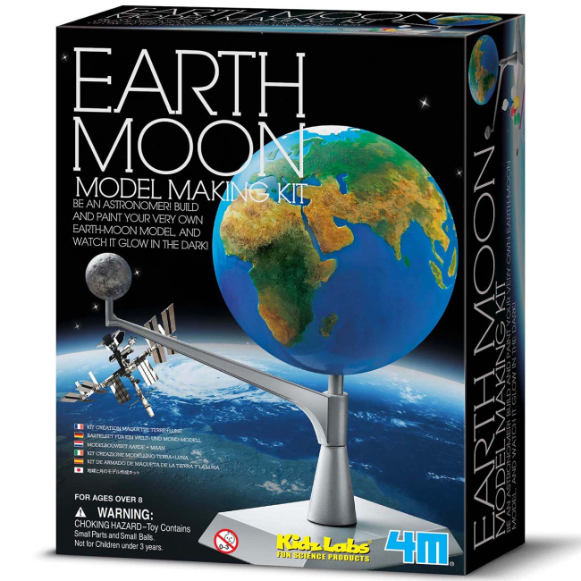 Навчальні іграшки - Набір для досліджень 4M KidzLabs Модель Земля-Місяць (00-03241)