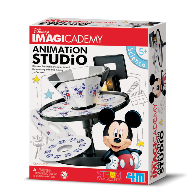Наукові ігри, фокуси та досліди - Набір 4M Disney Мультиплікаційний проектор своїми руками (00-06206)