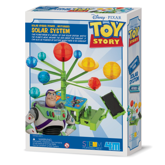 Обучающие игрушки - Набор для исследований 4M Disney Базз Лайтер Солнечная система (00-06216)