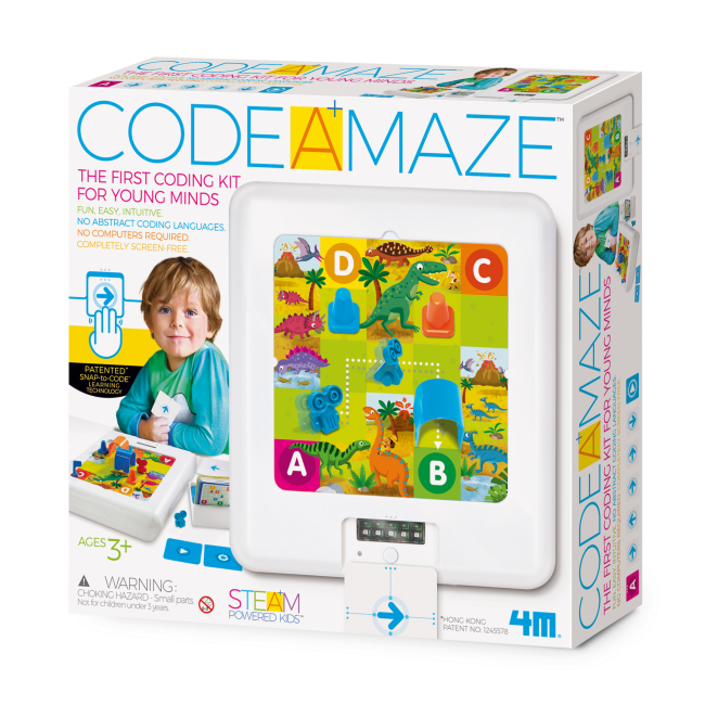 Обучающие игрушки - Набор для обучения 4M Code-A-Maze Программирование (00-06801)