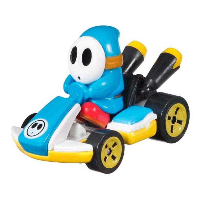 Транспорт и спецтехника - Машинка Hot Wheels Mario kart Шай Гай стандартный карт голубой (GBG25/GRN21)