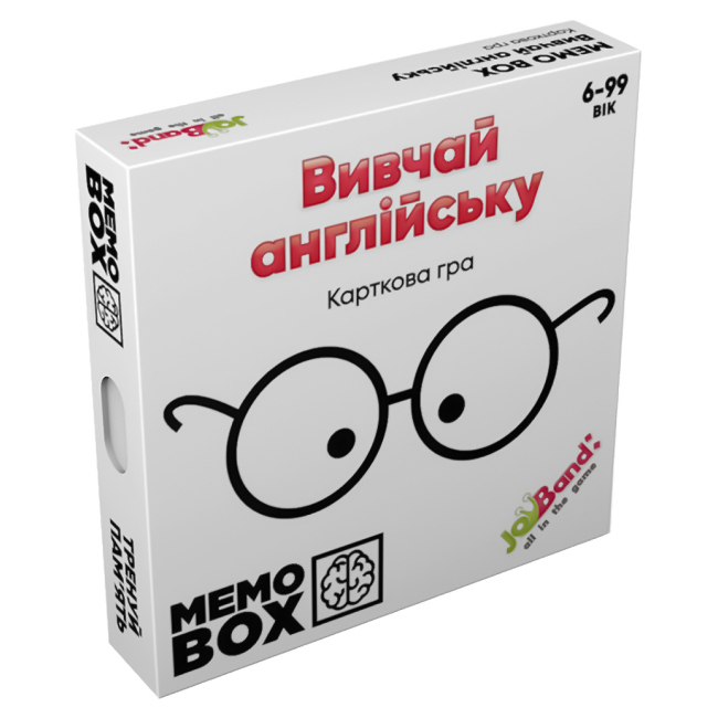 Настольные игры - Настольная игра JoyBand MemoBox Изучай английский (MB0004)