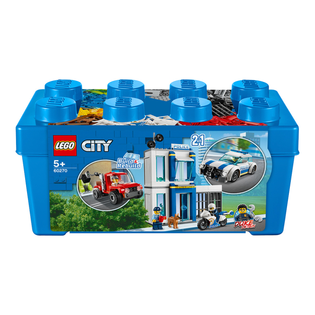Конструктори LEGO - Конструктор LEGO City Поліцейська коробка з кубиками (60270)