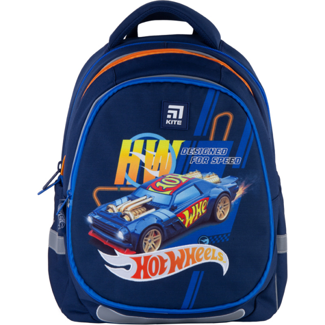Рюкзаки и сумки - Рюкзак школьный Kite Hot wheels со сменной панелью (HW21-700M(2p))