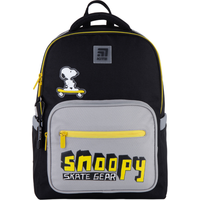 Рюкзаки и сумки - Рюкзак школьный Kite Peanuts snoopy Skate gear (SN21-770M-1)