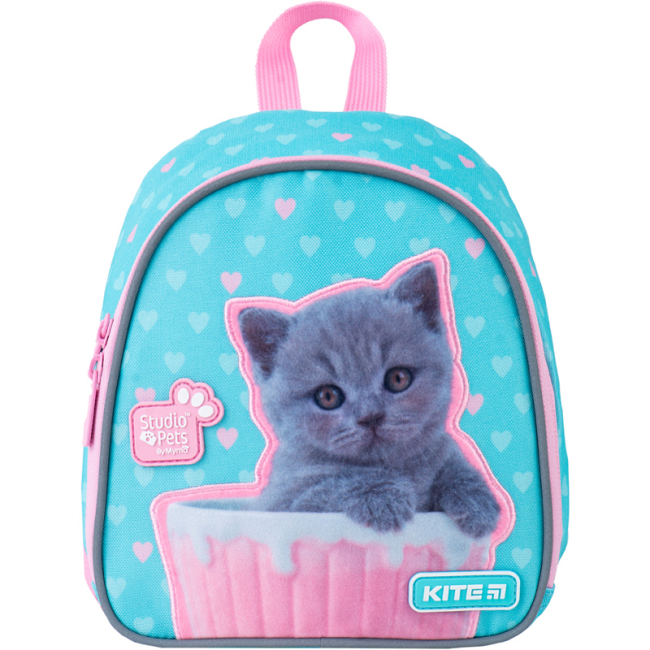 Рюкзаки и сумки - Рюкзак дошкольный Kite Studio pets Серый котенок (SP21-538XXS)