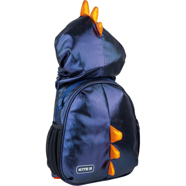 Рюкзаки и сумки - Рюкзак дошкольный Kite Black dino с капюшоном (K21-567XS-2)