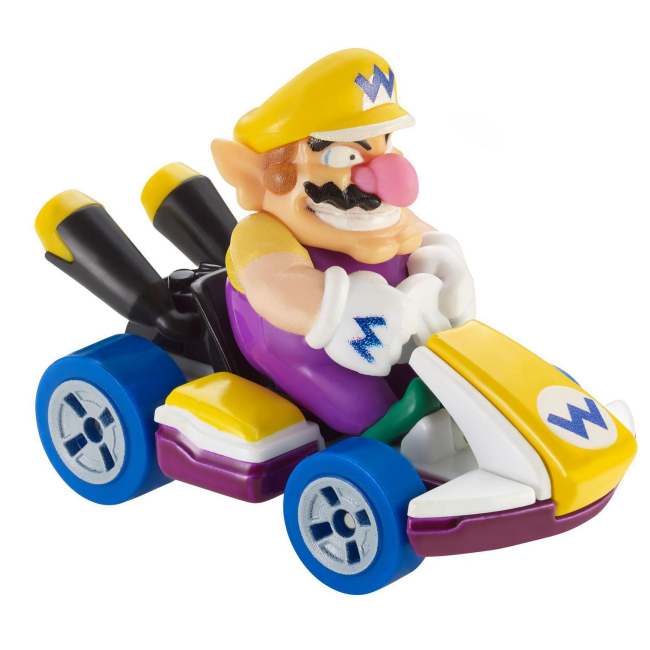 Транспорт і спецтехніка - Машинка Hot Wheels Mario Kart Варіо стандартний карт (GBG25/GBG32)