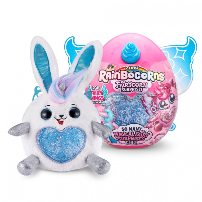 М'які тварини - М’яка іграшка-сюрприз Rainbocorns Fairycorn Рейнбокорнс-B S4 (9238B)