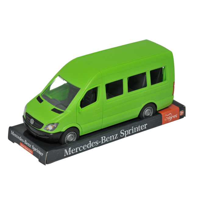 Транспорт і спецтехніка - Автомобіль Tigres Mercedes-Benz Sprinter пасажирський зелений (39714)