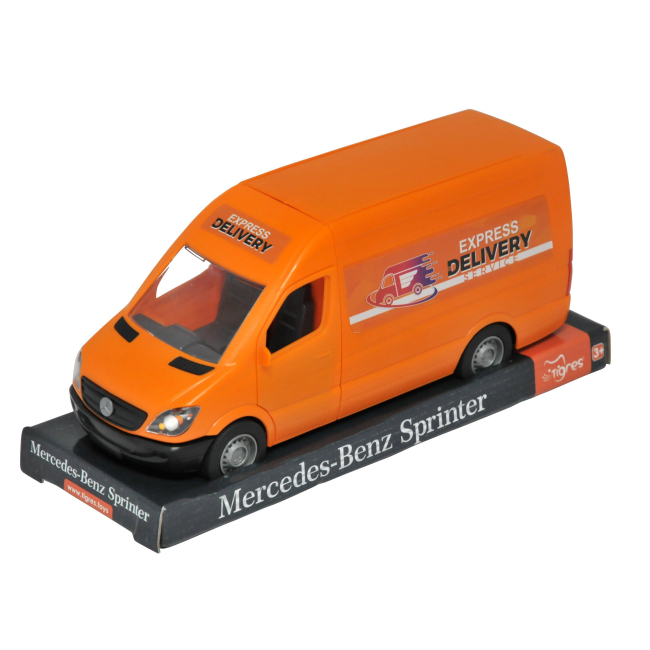 Транспорт і спецтехніка - Автомобіль Tigres Mercedes-Benz Sprinter вантажний помаранчевий (39719)
