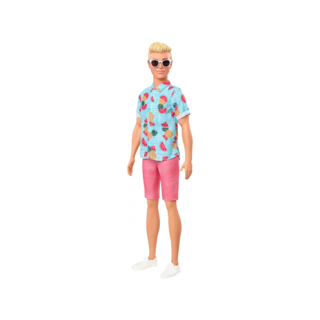 Куклы - Кукла Barbie Fashionistas Кен в рубашке с фруктами (DWK44/GYB04)