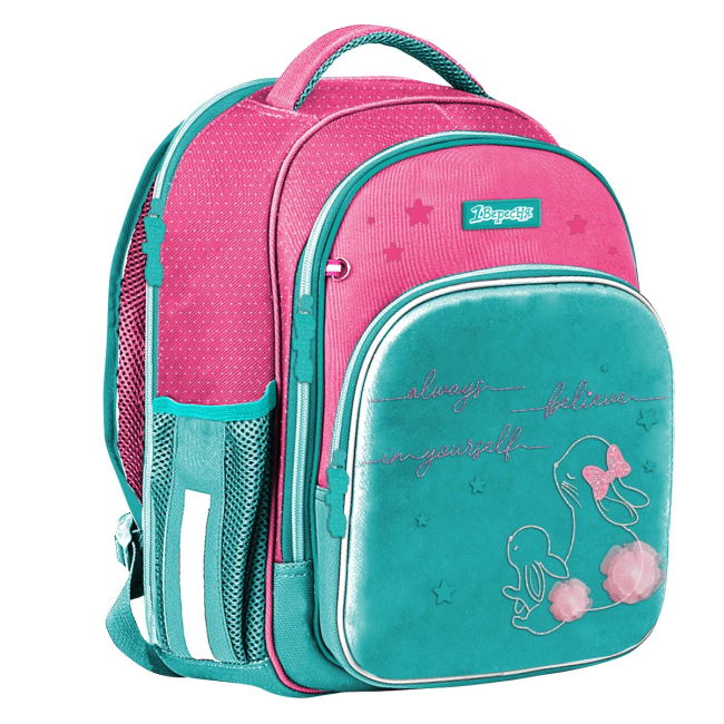 Рюкзаки та сумки - Рюкзак 1 Вересня S-106 Bunny рожево-бірюзовий (551653)