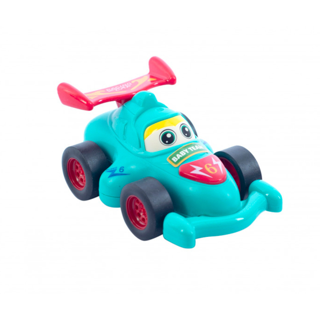 Машинки для малюків - Іграшка Baby Team Транспорт машинка бірюзова (8620-1)