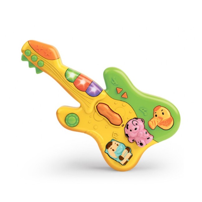 Развивающие игрушки - Музыкальная игрушка Baby team Гитара желтая (8644-2)