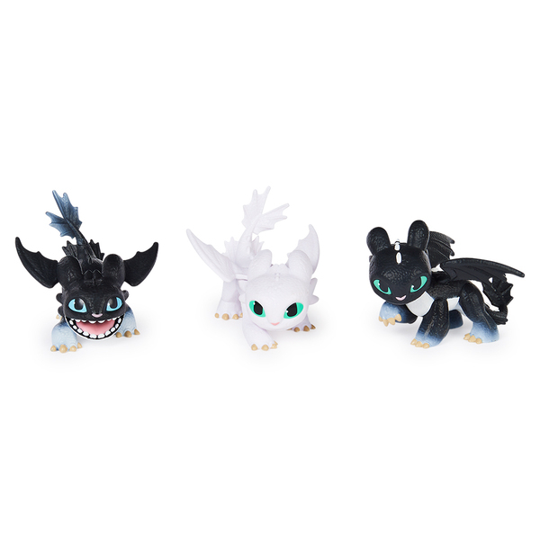 Фигурки персонажей - Игровой набор Dragons Как приручить дракона 3 Драконы Ночного сияния (SM66621/3182)