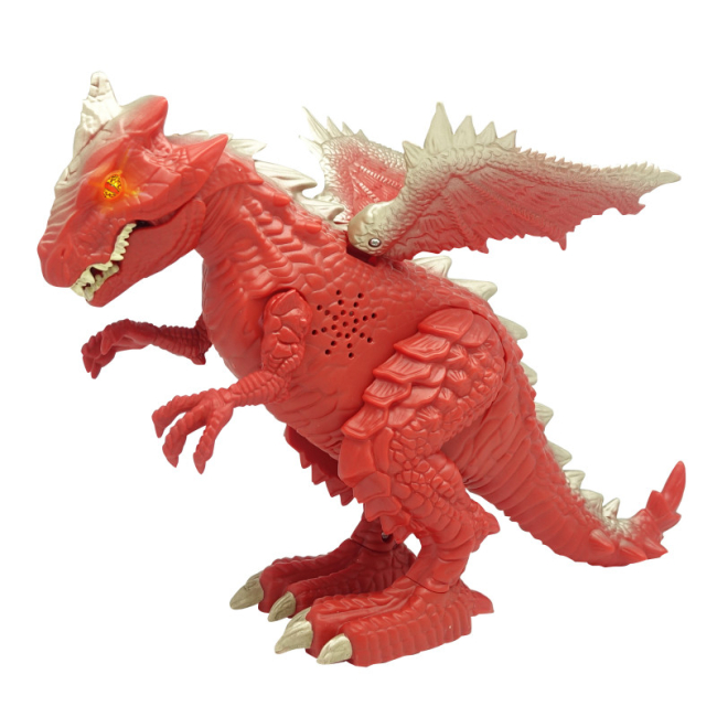 Фігурки тварин - Фігурка динозавра Dragon-I Могутній Мегазавр червоний (80087/80087-1)