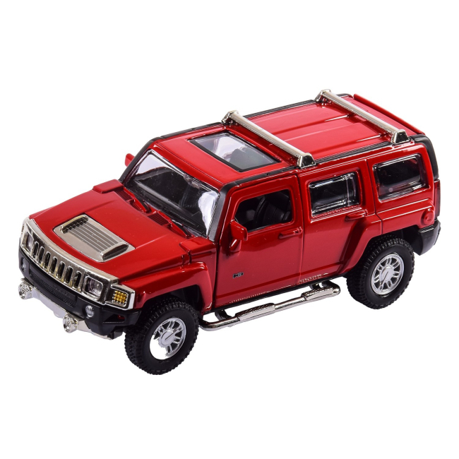 Автомодели - Автомодель Автопром Hummer H3 красная (68321/68321-2)