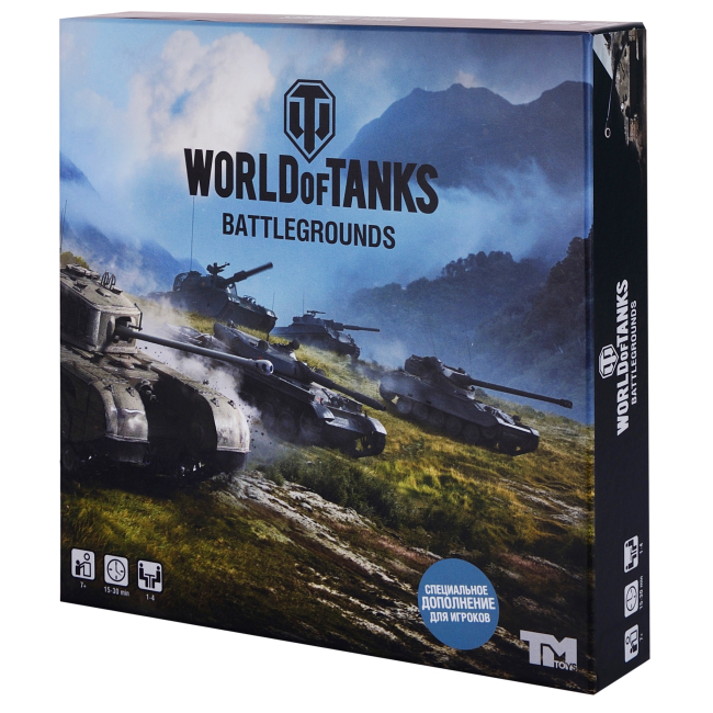 Настольные игры - Настольная игра TM Toys World of Tanks Battlegrounds (KRE9650)
