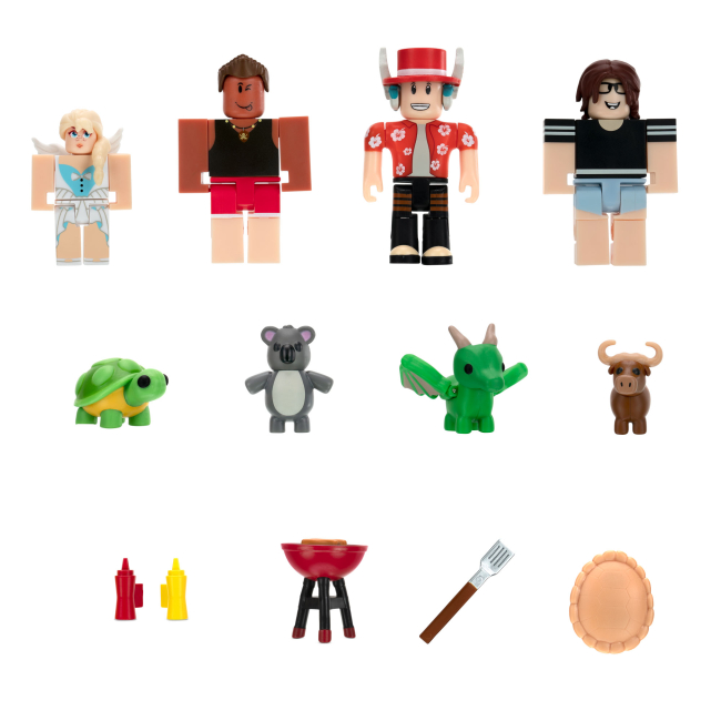 Фигурки персонажей - Игровой набор Roblox Multipack Adopt Me: Backyard BBQ W7 (ROG0190)