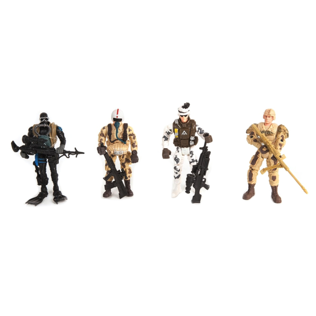 Фігурки чоловічків - Ігровий набір Chap Mei Солдати Squad patrol (545306)