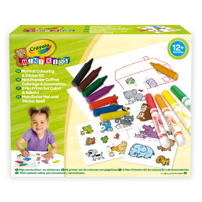 Товари для малювання - Набір для творчості Crayola Mini kids Мій перший набір для малювання (256287.106)