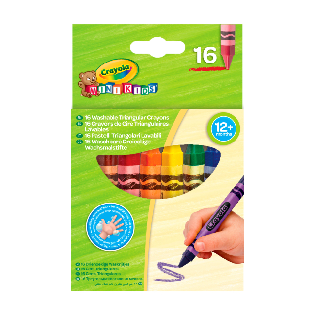 Канцтовари - Набір воскової крейди Crayola Mini kids 16 шт (256316.112)