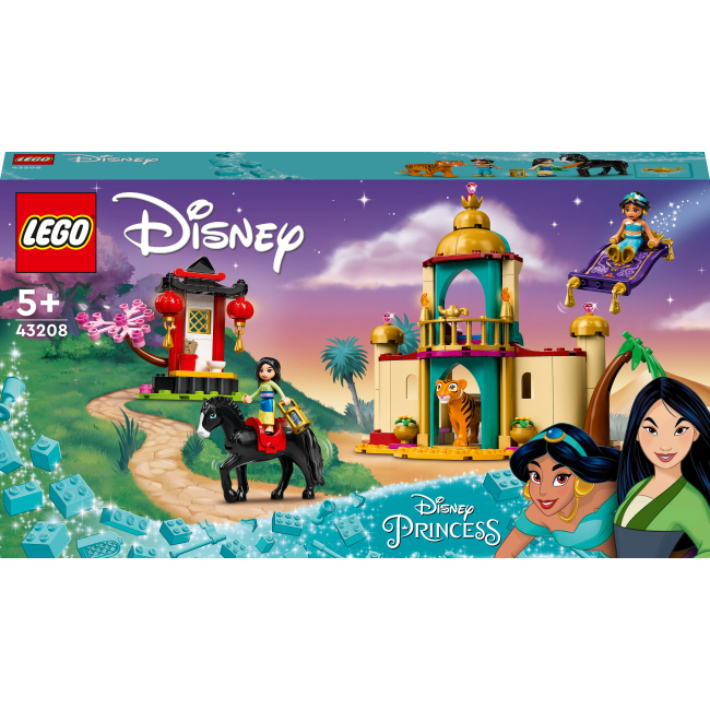 Конструкторы LEGO - Конструктор LEGO Disney Princess Приключения Жасмин и Мулан (43208)