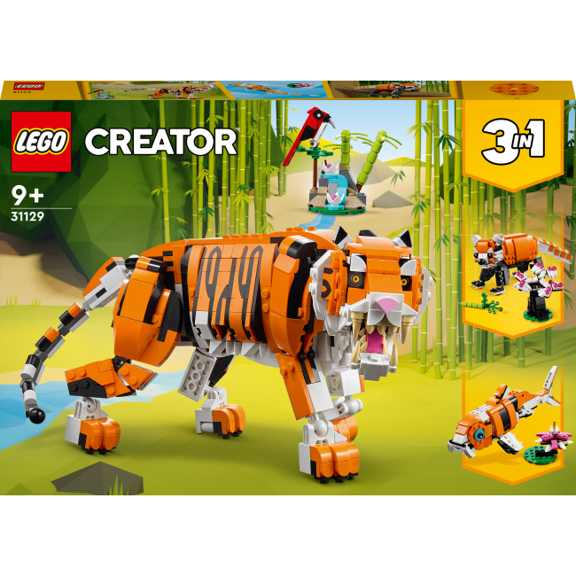 Конструкторы LEGO - Конструктор LEGO Creator 3 v 1 Величественный тигр (31129)