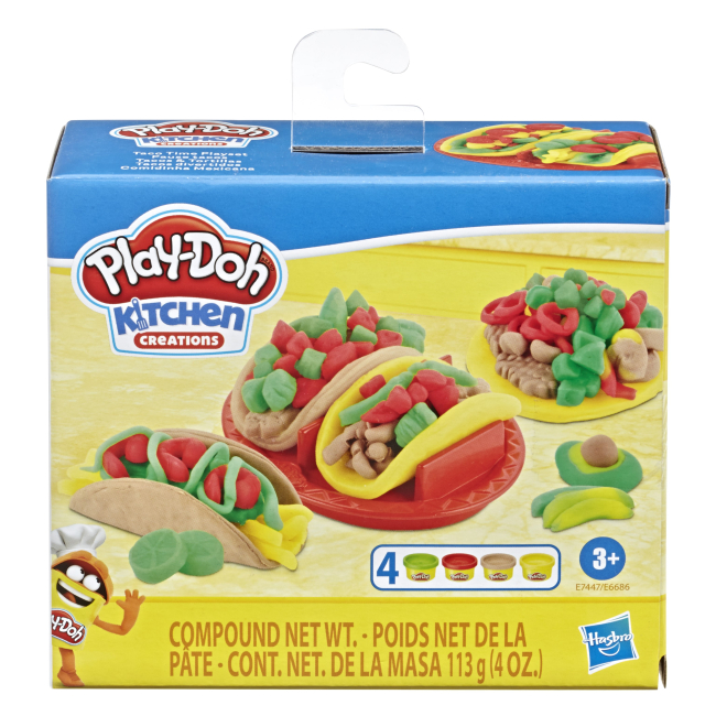 Набори для ліплення - Ігровий набір Play-Doh Улюблені страви Час на тако (E6686/E7447)