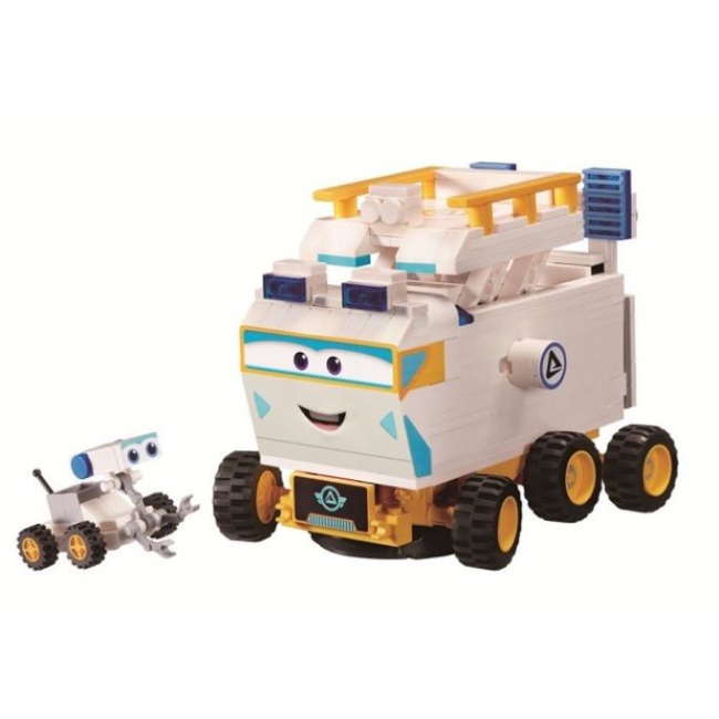 Конструктори з унікальними деталями - Конструктор Super Wings Small Blocks Buildable Vehicle Set Rover (EU385013)