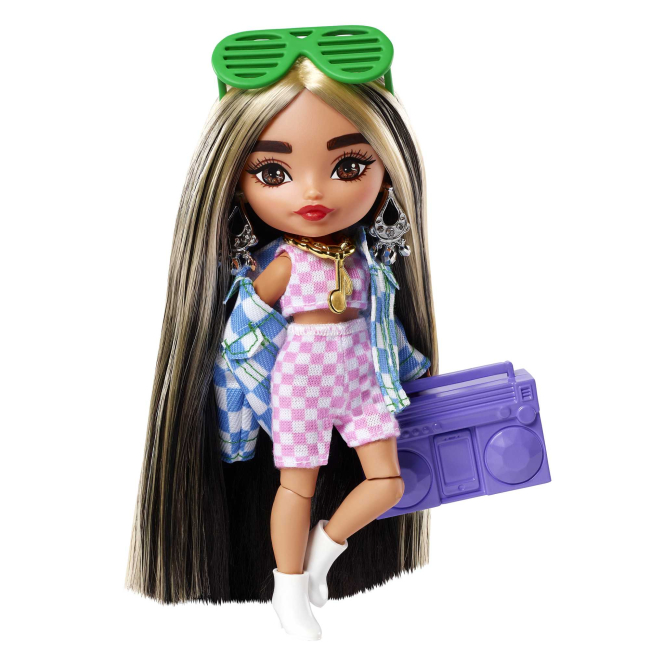 Ляльки - Лялька Barbie Extra minis Стильна леді (HGP64)