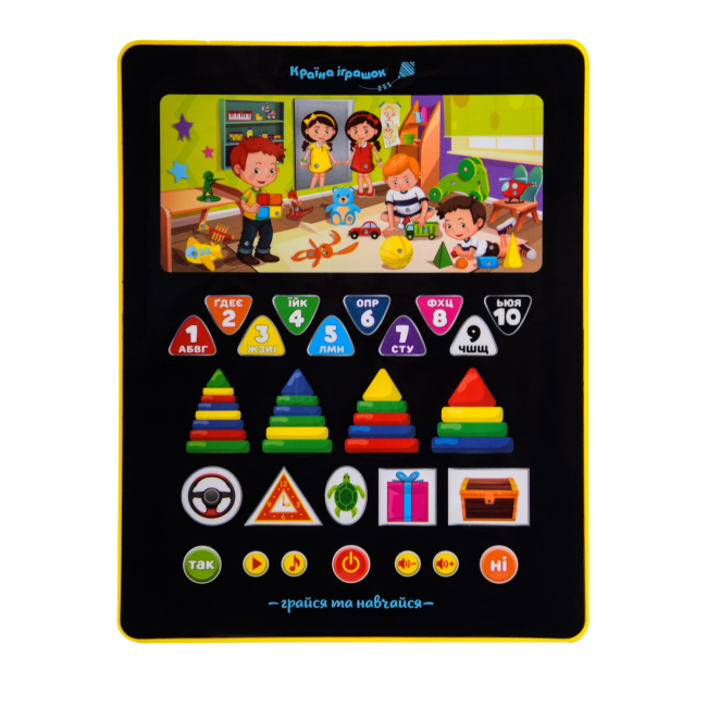 Розвивальні іграшки - ​Інтерактивний планшет Країна Іграшок Перші уроки (PL-720-07)