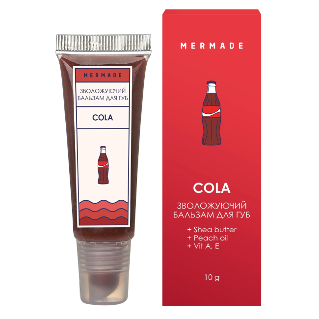 Косметика - Бальзам для губ Mermade Cola увлажняющий 10 мл (MRL0017)