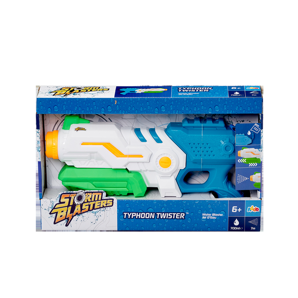 Водное оружие - Бластер игрушечный водный Addo Storm Blasters Typhoon Twister бело-синий (322-10107-CS/1)